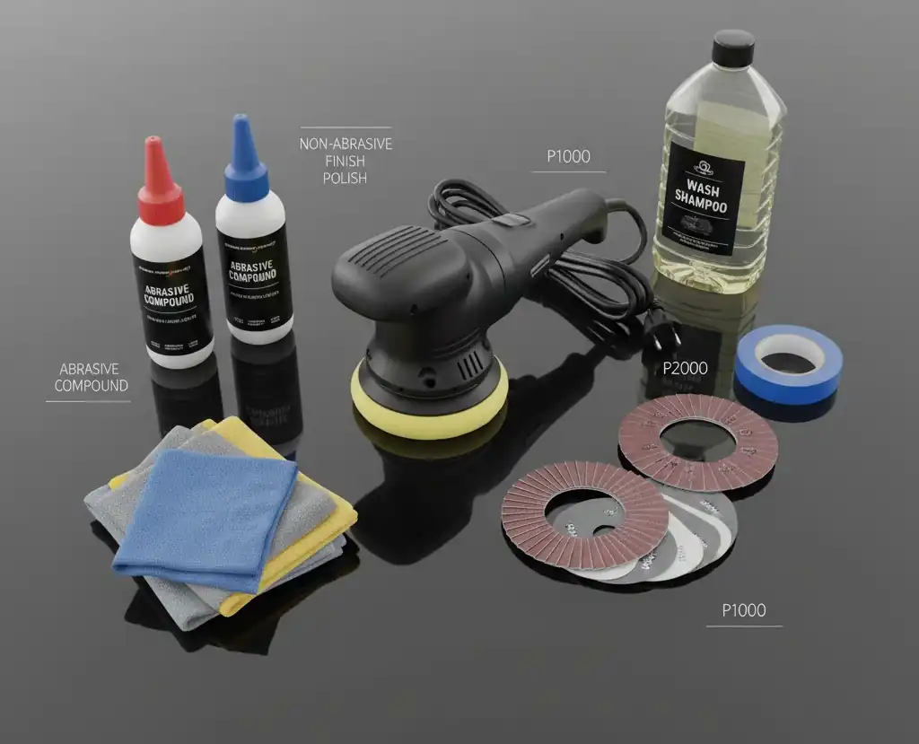 Інструменти для полірування подряпин на авто: що знадобиться для професійного результату в домашніх умовах?