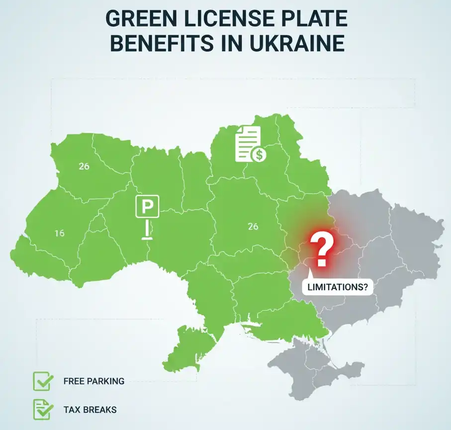 Обмеження зелених номерів: де діють пільги та чи можна переоформити звичайні номери
