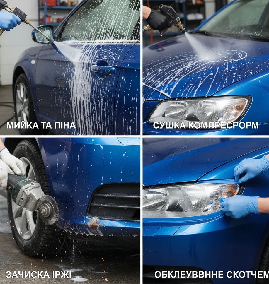 Підготовка автомобіля до антидощу: як правильно вимити, висушити та очистити кузов перед обробкою