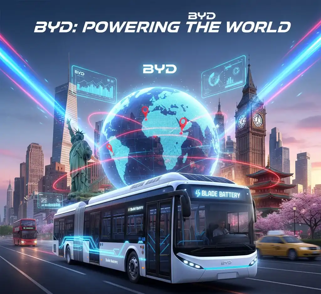 Глобальна експансія BYD у 2010–2020 роках: як компанія завоювала світ електробусами